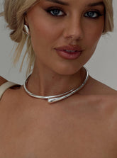 Feed The Fire Necklace Silver