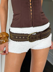 Musgraves Woven Belt Brown