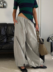 Your Orbit Nylon Baggy Pants Grey