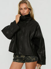Shoreline Funnel Jacket Noir
