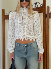 Overtime Blouse Porcelain