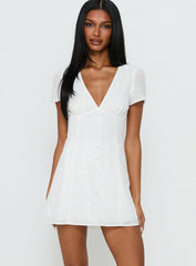 Loveliness Romper White Anglaise