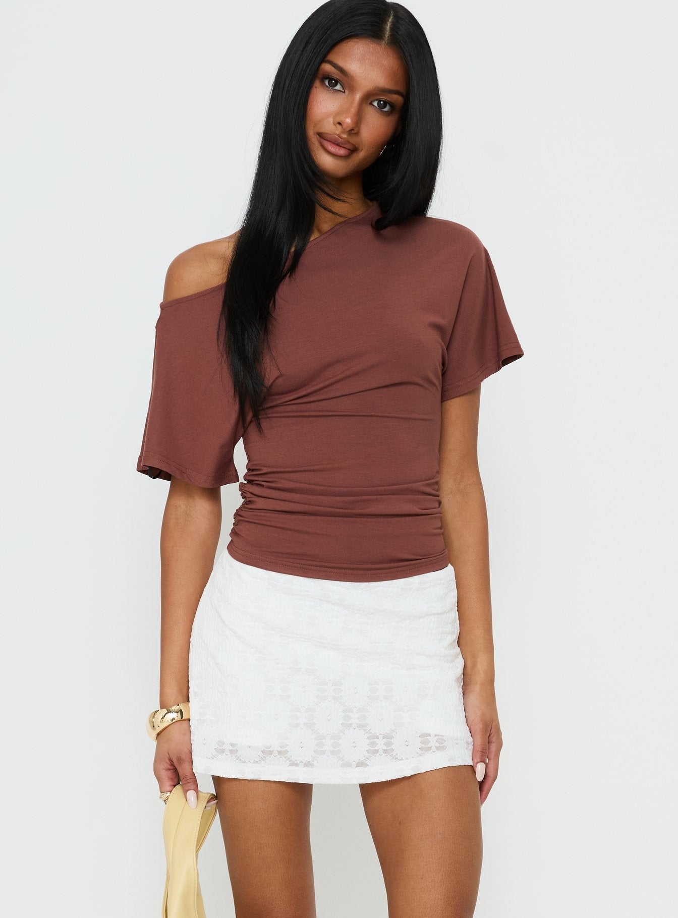 Seraphim Textured Skort White