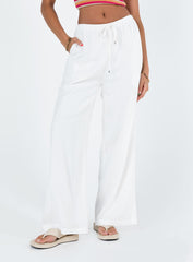 Ogilvie Linen Blend Pants White