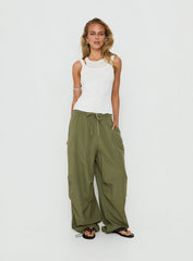 Mankind Baggy Cargo Pants Olive