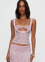 Delilah Top Pink