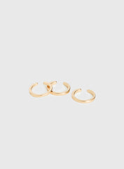 Lunaris Toe Ring Pack Gold