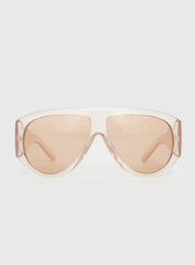 Porschia Sunglasses Clear / Amber