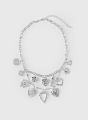 True Connections Charm Necklace Silver