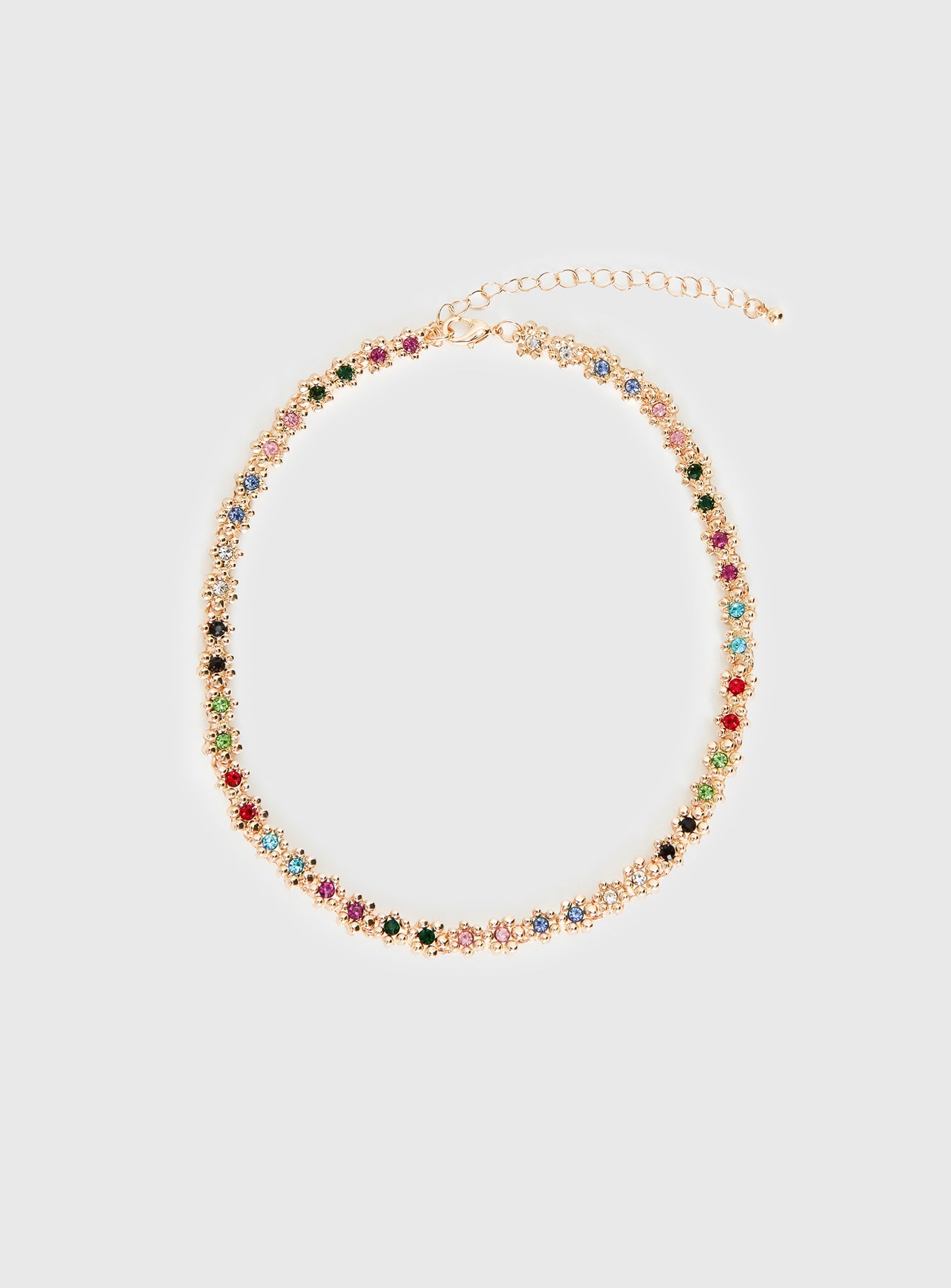 Fever Kiss Gemstone Necklace Gold