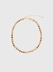 Fever Kiss Gemstone Necklace Gold