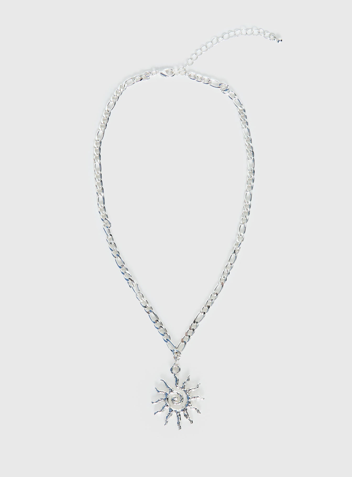 Party Invitations Pendant Necklace Silver