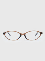 Life Begins Blue Light Glasses Light Brown