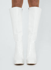Montgomery Boot White Croc