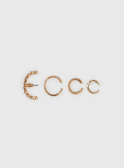 Life In Luxury Ear Cuff Set Gold