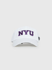 NYU Dad Cap White