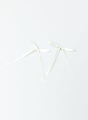 Dee Hair Bows White