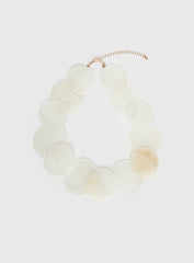 Summer Solstice Shell Detail Necklace White