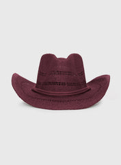 Mid Morning Cowboy Hat Burgundy