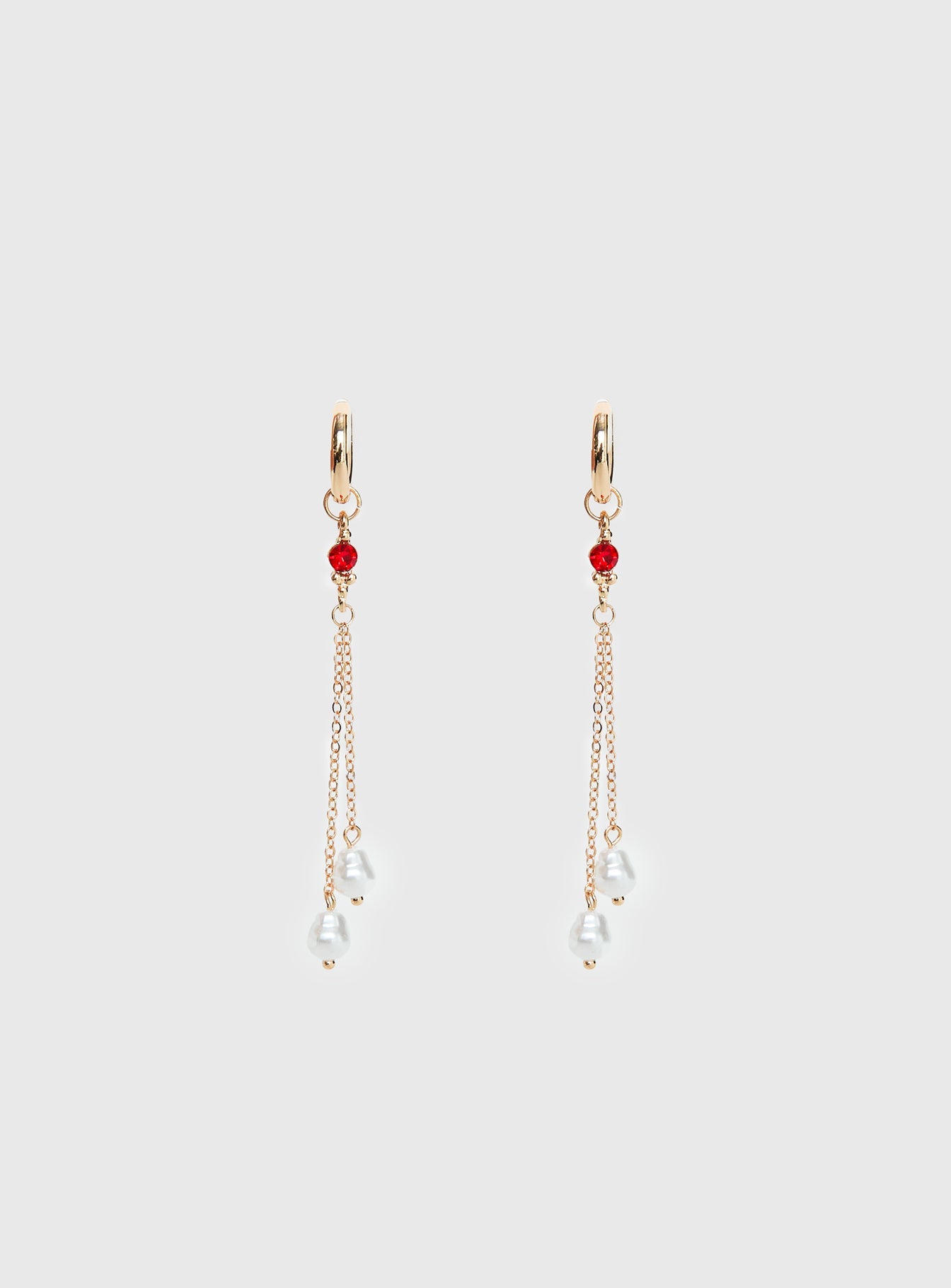 What Is Life Dangly Earrings Gold