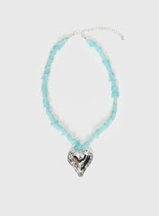 Ralina Pendant Necklace Silver / Aqua