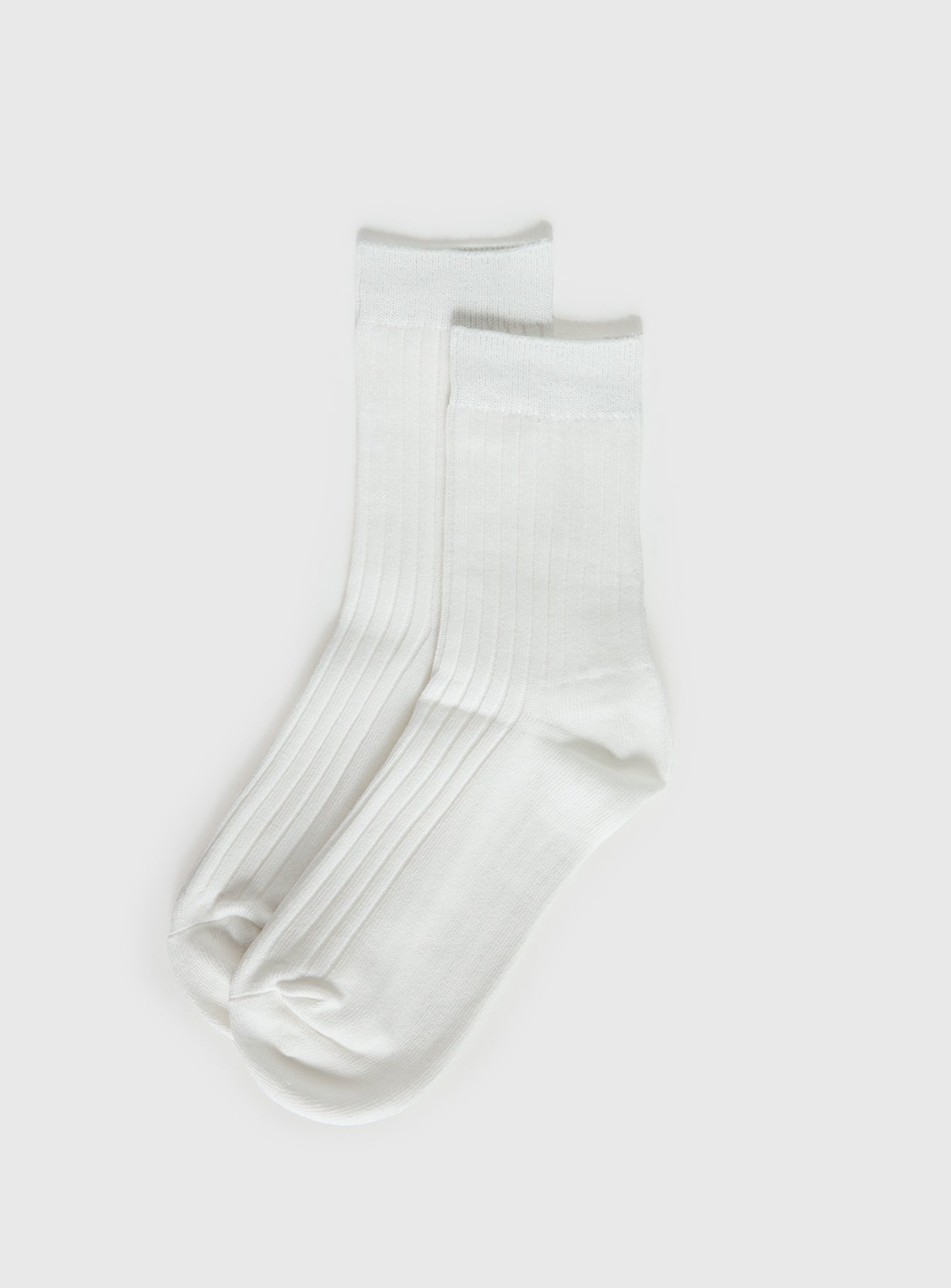 Sports Crew Ribbed Sock