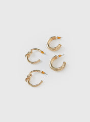 Moonshine Earring Set Gold