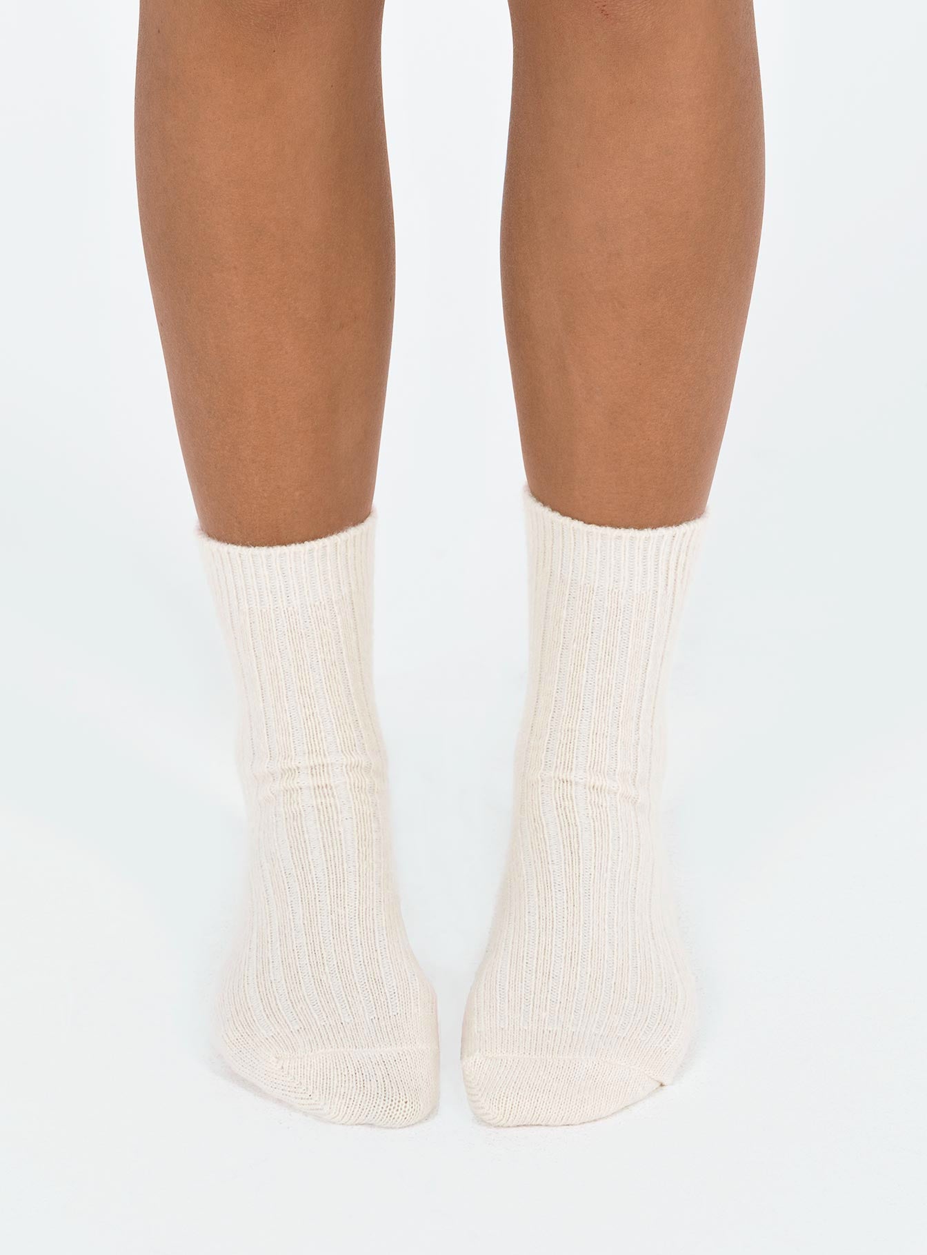 Janice Socks Beige