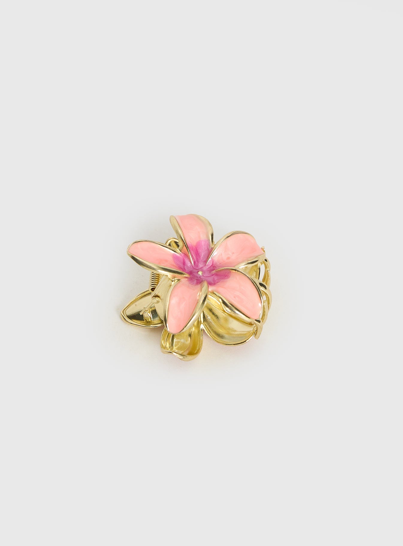 Zerah Flower Hair Clip Pink
