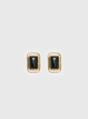 Kaelira Rectangle Earrings Gold