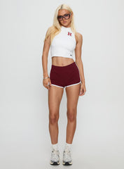 Harvard Old School Mini Short Crimson