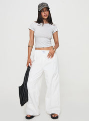 Beach House Pants White Tall