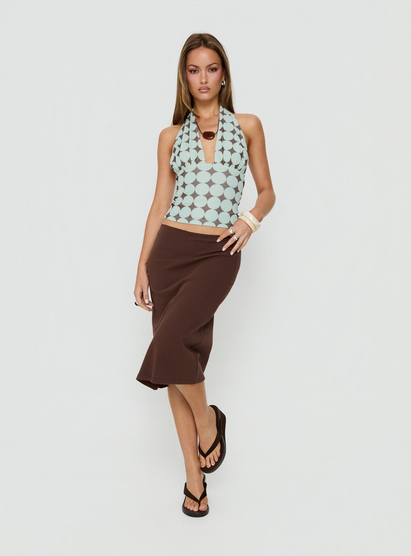 Marden Halter Top Groovy Multi