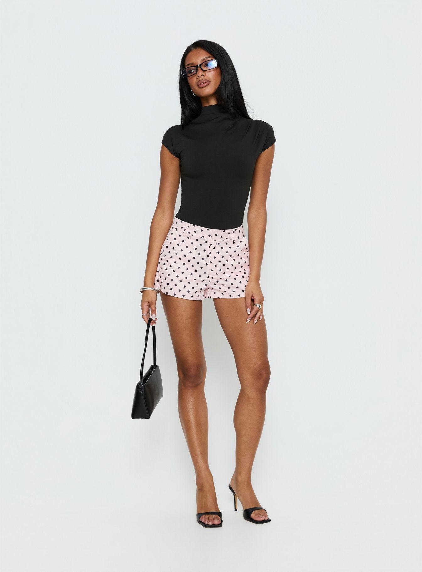 Swayer Micro Short Pink Polka Dot