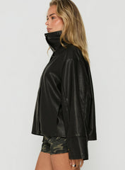 Shoreline Funnel Jacket Noir