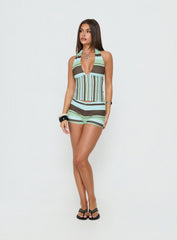 Vannah Micro Shorts Multi Stripe