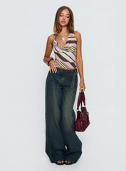 Boxie Mid Rise Wide Leg Jeans Vintage Wash