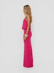 Sungold Halter Maxi Dress Gin Fizz