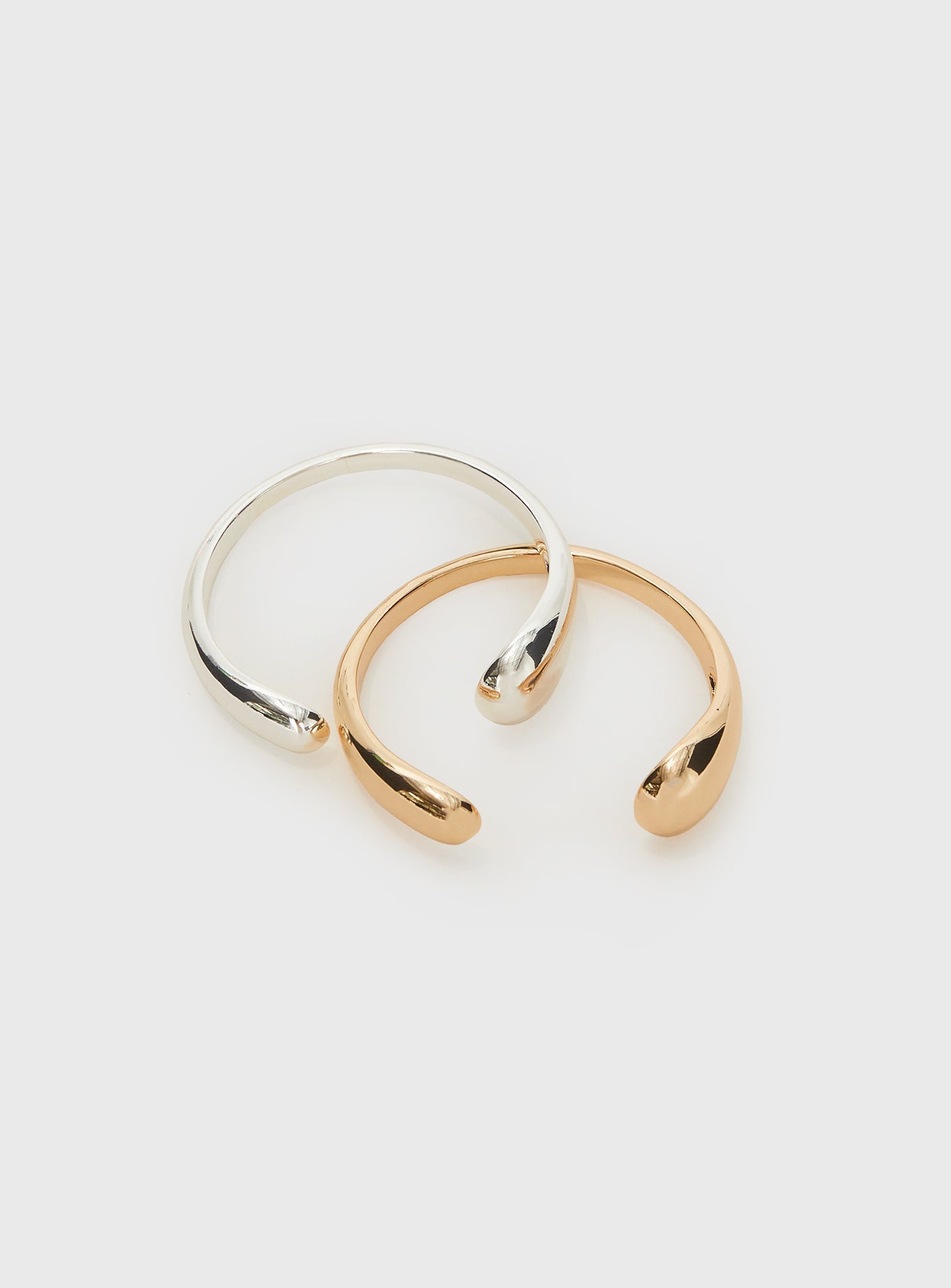 Chunky Mixed Metals Bracelet Pack Multi