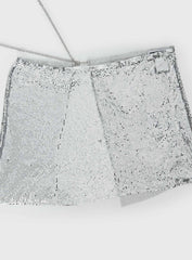 Centre Stage Metallic Sarong Silver