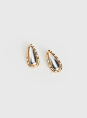 Natilee Teardrop Stud Earrings Multi
