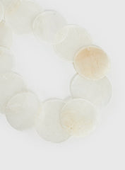 Summer Solstice Shell Detail Necklace White