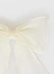 Emorie Hair Bow White