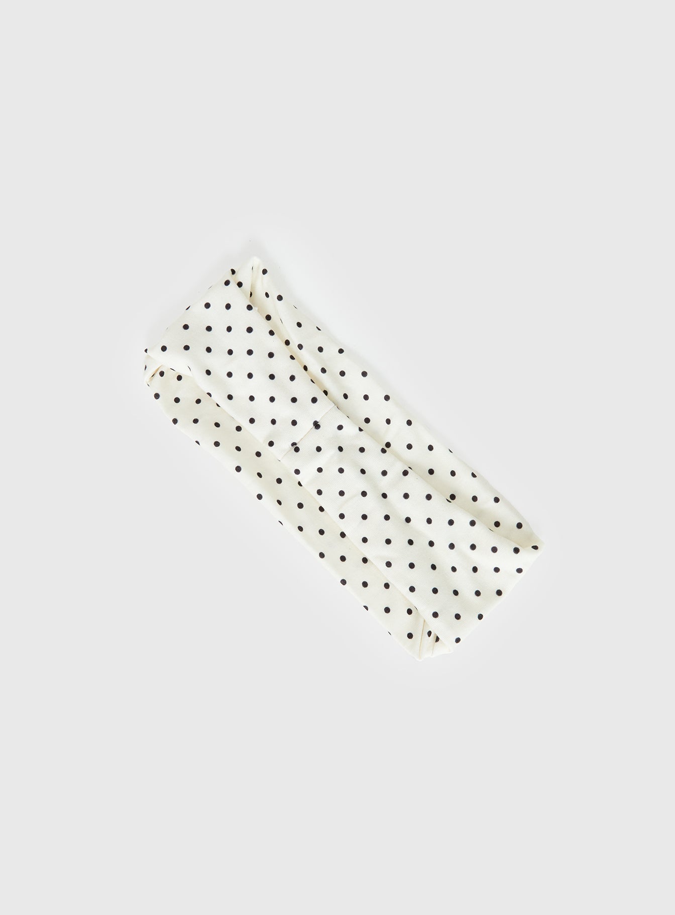 The Juney Headband Cream Polka