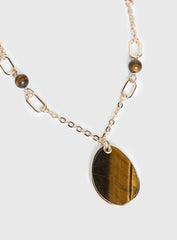 Jazz Club Necklace Gold