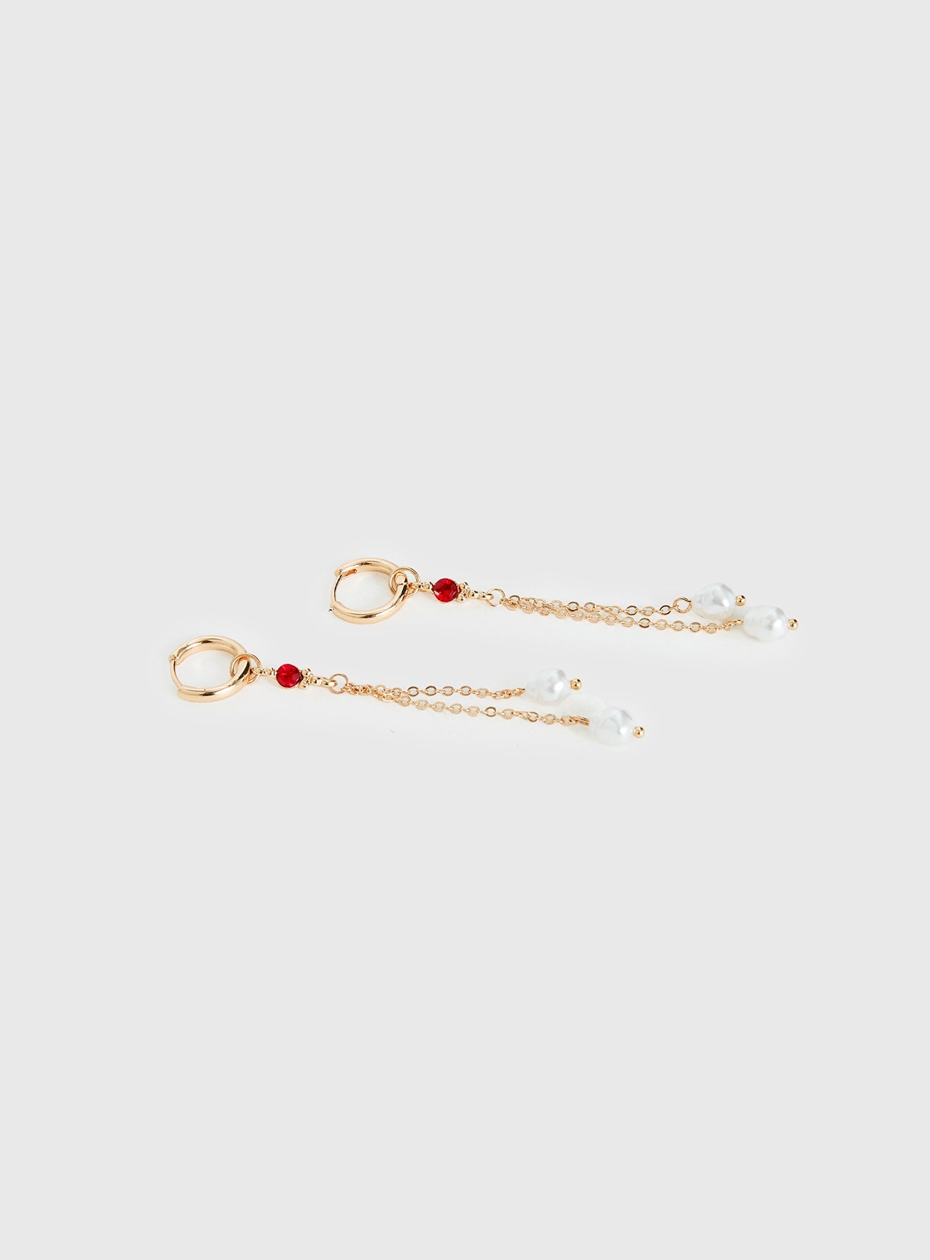 What Is Life Dangly Earrings Gold