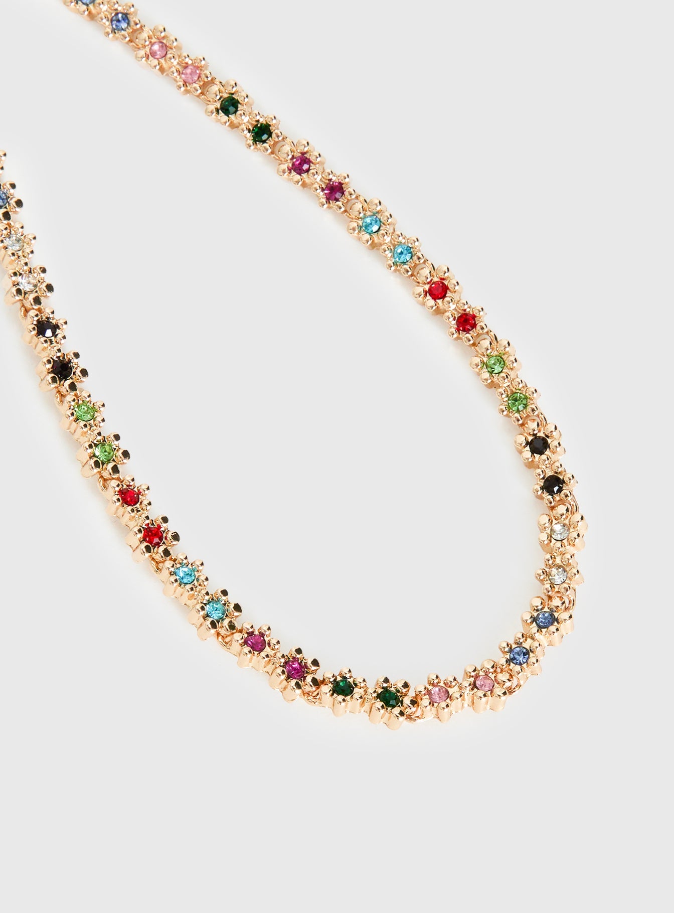 Fever Kiss Gemstone Necklace Gold