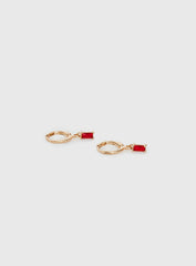 Bridgerton Earrings Gold / Red