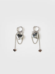 We Found Love Earrings Silver