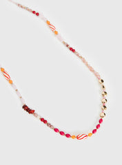 Kenlea Beaded Belt Pink